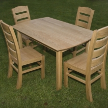 oak-dinning-set